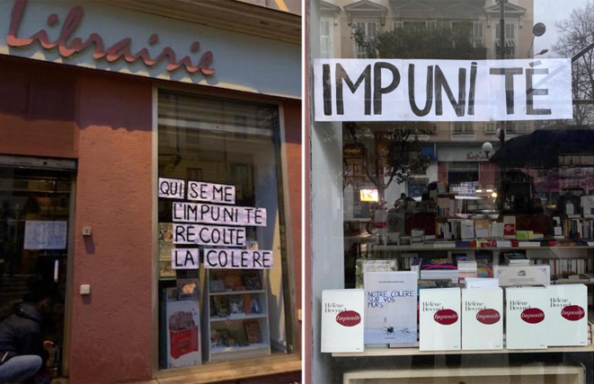 Censure de collages féministes dans une librairie : le ministère de l’intérieur assigné au tribunal © Collectif des collages féministes de Nice