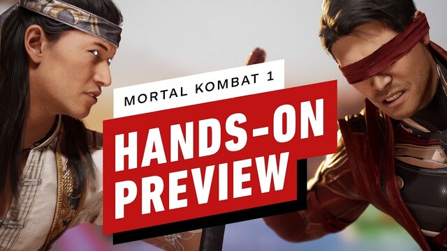 YouTube cover image for a video titled Mortal Kombat 1: First Hands-On Impressions