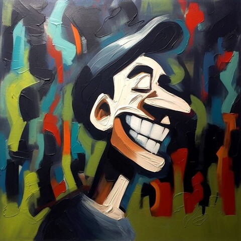 beautiful painting, abstract, detailed, shadows, baseball player