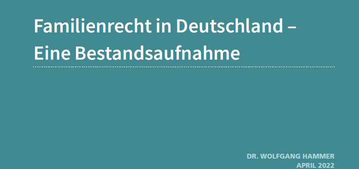 Studie Familienrecht in Deutschland