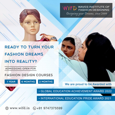 𝐑𝐞𝐚𝐝𝐲 𝐭𝐨 𝐭𝐮𝐫𝐧 𝐲𝐨𝐮𝐫 𝐅𝐚𝐬𝐡𝐢𝐨𝐧 𝐃𝐫𝐞𝐚𝐦𝐬 𝐢𝐧𝐭𝐨 𝐫𝐞𝐚𝐥𝐢𝐭𝐲?

Join our exclusive Fashion Design Course and unleash your creativity! Be mentored by fashion professionals and make your mark in the world of fashion... 

View Details - https://wifd.in/advanced_diploma_course_in_fashion_designing

#FashionDesign #FashionDreams #CreativeCareers #FashionEducation #FashionDesignDreams #PassionForFashion #FashionDesignCourse #FashionDesigningJourney #FashionistaForLife #FashionDesignCareer #StyleYourFuture #FashionDesignInspiration #WIFD #SchoolofFashionDesign #FashionInstitute #WavesInstitute #FashionCareer
