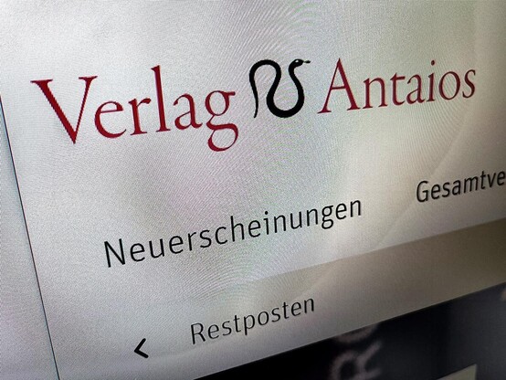 Das Foto zeigt ein Foto von der Website des Verlags mit dem dazugehörigen Logo.