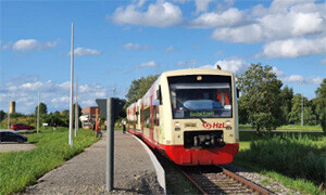 Ablachtalbahn-Zug an einem Haltepunkt-

Foto: Stadt Meßkirch/Frank von Meißner.