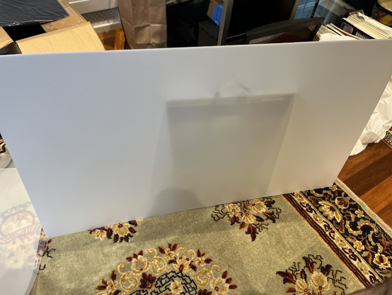 A thicker defraction sheet plastic from a broken television