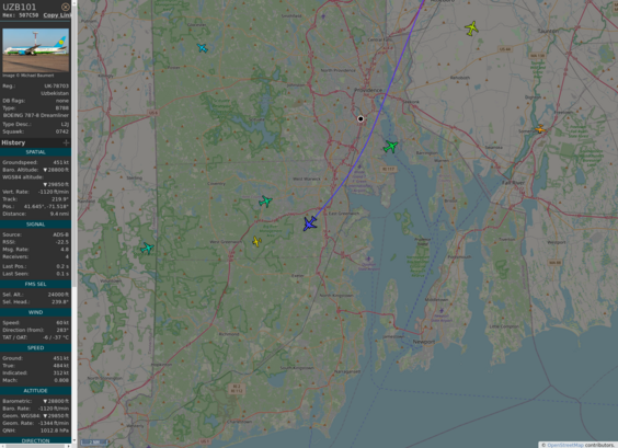 Github AnyFlightTracker by @rtmladsb:mastadon.social