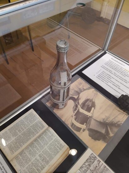 A Molotov cocktail was a homemade weapon to destroy a tank.