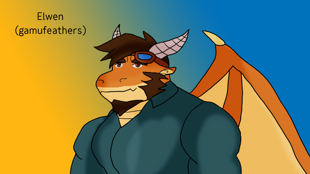 With colored background and text...