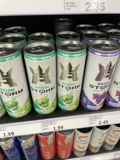 Reign Storm energy drink?