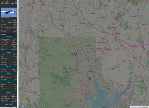 Github AnyFlightTracker by @rtmladsb:mastadon.social