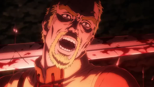 Askeladd in hell from the anime series Vinland Saga Season 2.