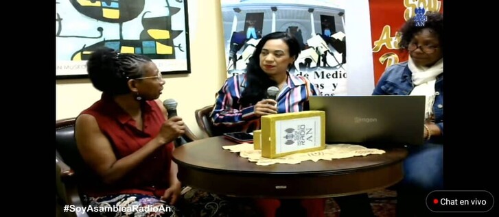 Viernes 30 de junio #SoyAsambleaRadioAN en entrevista a la  presidenta de Conadecafro, Marizabel Blanco Sifontes y a la afrodiputada Casimira Monasterios.
  
Fotos cortesía: Eslin Mata