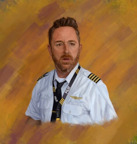 Gordon Malloy (Scott Grimes) - series The Orville E06S03. Painted in Krita from a photo reference.