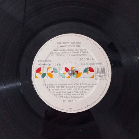 Selo do vinil.