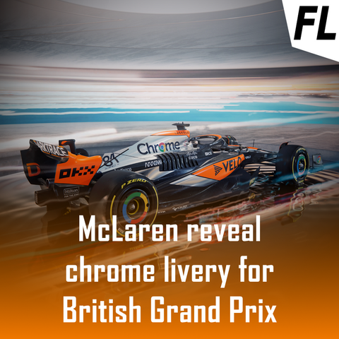 Mclaren reveal chrome livery for British Grand Prix