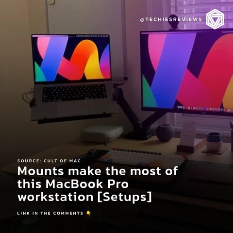 Mounts make the most of this MacBook Pro workstation [Setups]