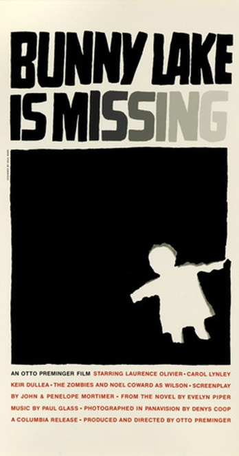 Bunny Lake is Missing. 1965 film poster