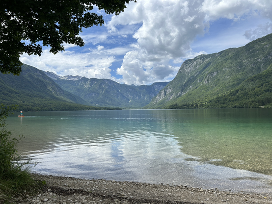 Výhled na Bohinj od Fuznarski zalivu