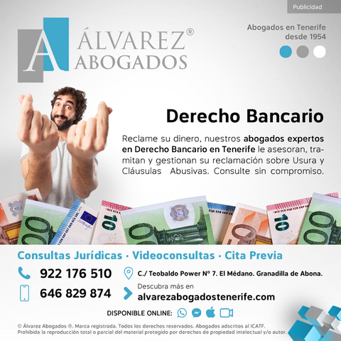 Abogados Bancario Tenerife · Derecho Bancario en Tenerife Sur y Norte.