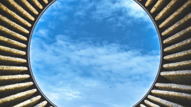 Abstract shot of sky.