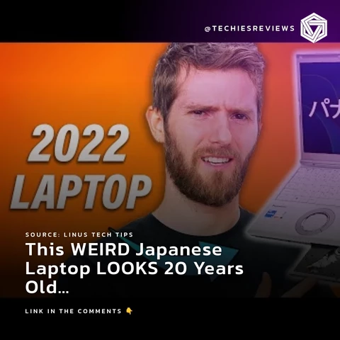 This WEIRD Japanese Laptop LOOKS 20 Years Old…