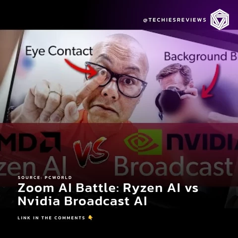 Zoom AI Battle: Ryzen AI vs Nvidia Broadcast AI