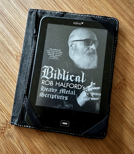 Titelseite des Buches Biblical von Rob Halford