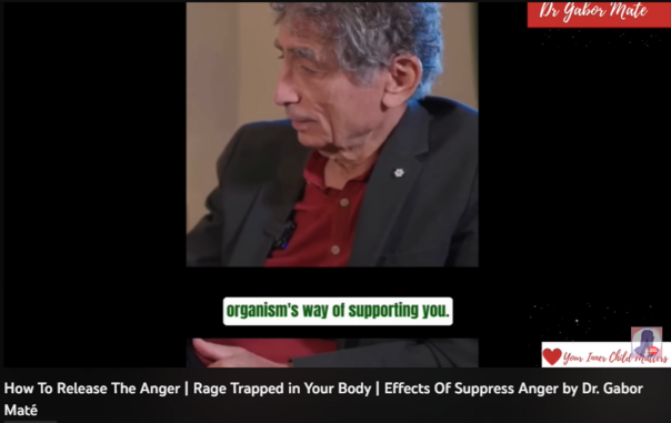 108,675 views  29 Dec 2022  #GaborMate #trauma #AngerManagement
How To Release The Anger | Rage Trapped in Your Body | Effects Of  Suppress Anger by Dr. Gabor Maté

Hi welcome! YOUR INNER CHILD Matters. I'm a nurse, a mother, and a video editor. I'm passionate about sharing mental health awareness, parenting, and health education, and I created this channel with the mission and hope of motivating and helping anybody who is going through a difficult time. 

People have various ways of responding to anger. While some people choose to verbally express their rage through shouting, cursing, arguing, or yelling, others choose to physically do so (throwing things, breaking objects, hitting walls, or getting into fights). Some people, on the other hand, choose to suppress their anger rather than expressing it in any way.

💖 Who is Dr Gabor Mate?
Dr. Gabor Maté is a retired physician, bestselling author, and well-known speaker who is in high demand for his knowledge of addiction, trauma, stress, and childhood development. He is the author of four best-selling books, including the award-winning In the Realm of Hungry Ghosts: Close Encounters with Addiction. For his groundbreaking medical work and writing, he has received the Order of Canada (Canada's equivalent of the MBE) and the Civic Merit Award from his hometown of Vancouver.