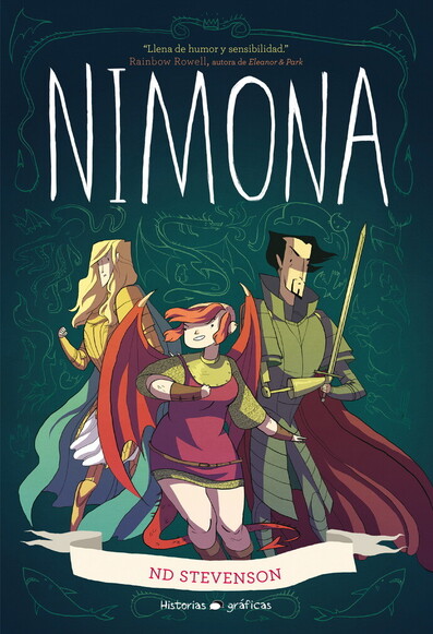 Portada original de Nimona