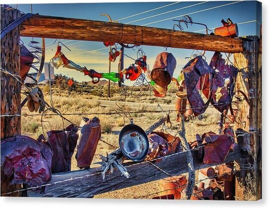 Junk Art in Chloride, Arizona