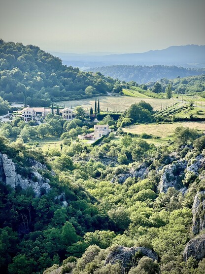 Crop at 77 mm of the beautiful landscape 