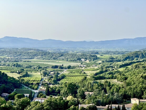 View form the village direction north west 