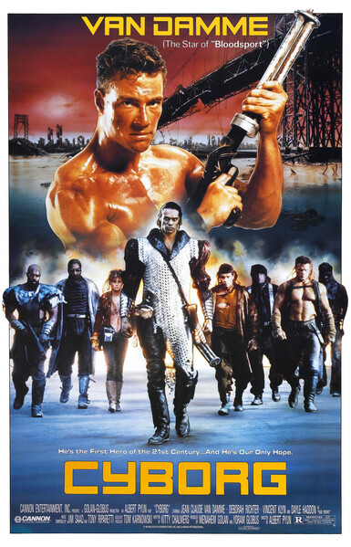 1989 Cyborg movies poster starring VanDamme