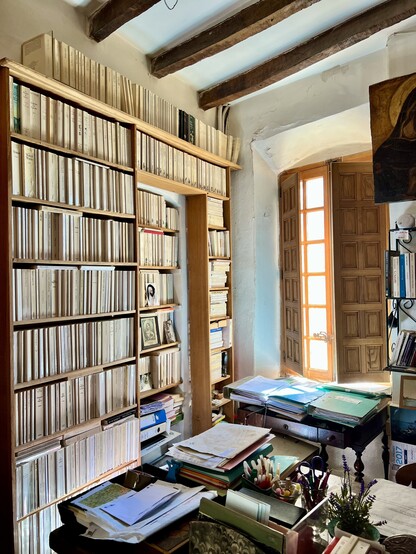 A small part of her many books. Yes, she loves books :-)