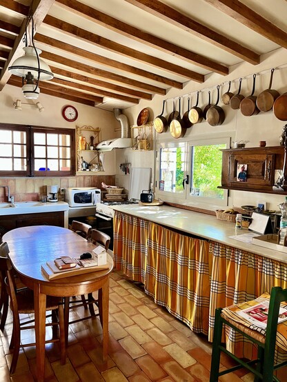 Her nice kitchen
