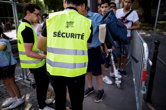 Lors des Journées olympiques à Paris en juin 2017. © Photo Romain Gaillard / REA