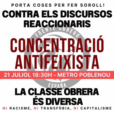Cartell concentració