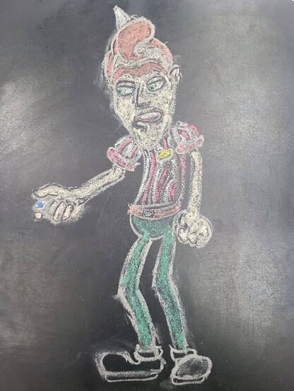 Skeet from an episode of The Adventures of Jimmy Neutron Boy Genius titled "Men at Work"