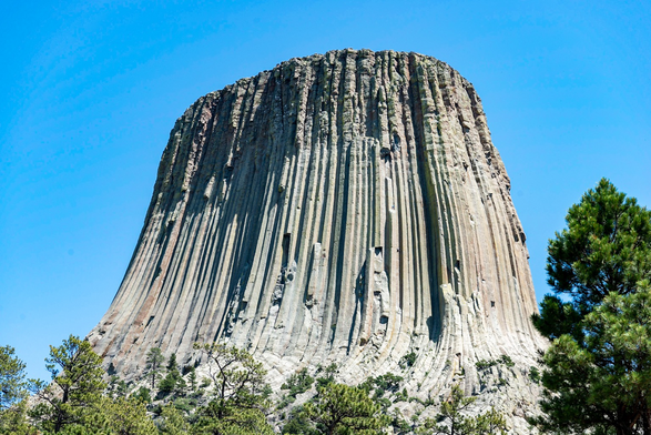 Devil’s Tower rock formation 