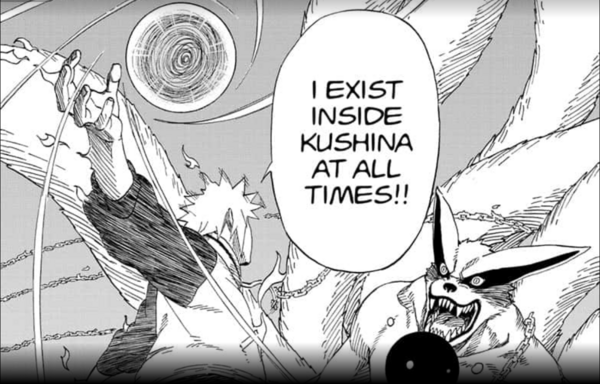 Panel from Naruto: The Whorl within the Spiral.