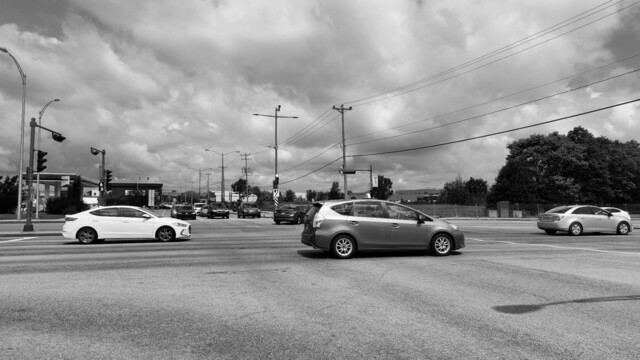 La «mer de rage». Carros, asfalto, contaminación sonora.
