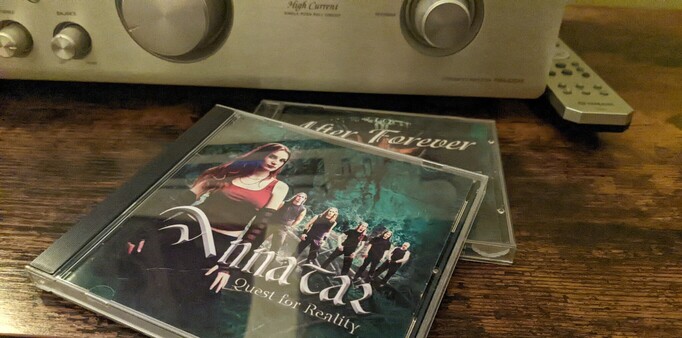 Quest for Reality by Annatar
&
Decipher by After Forever 

Two albums on CD by two Dutch female fronted rock/metal bands.
