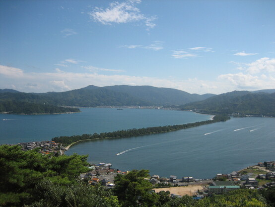Amanohashidate, 1 of Japan's 3 most scenic views.