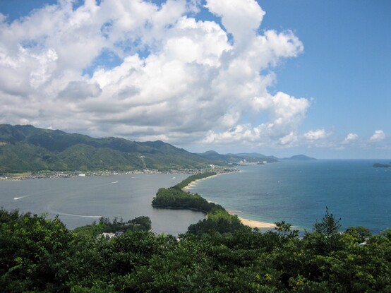 Amanohashidate, 1 of Japan's 3 most scenic views.