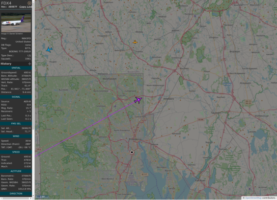 Github AnyFlightTracker by @rtmladsb:mastadon.social