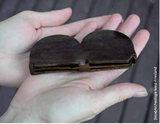 What you see is a wooden glasses case for two glasses from the sixteenth century. Recently found in the Netherlands (2020).