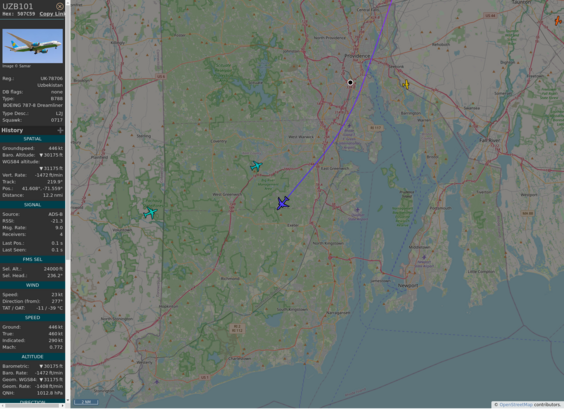 Github AnyFlightTracker by @rtmladsb:mastadon.social