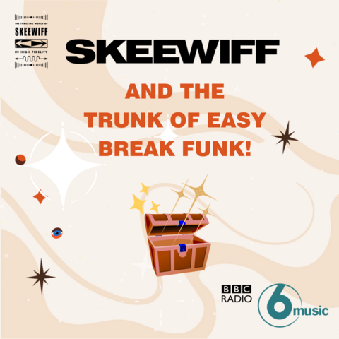 It show Skeewiffs magical Trunk of easy listening, breakbeat and funk, bursting open with stars shooting out of it.