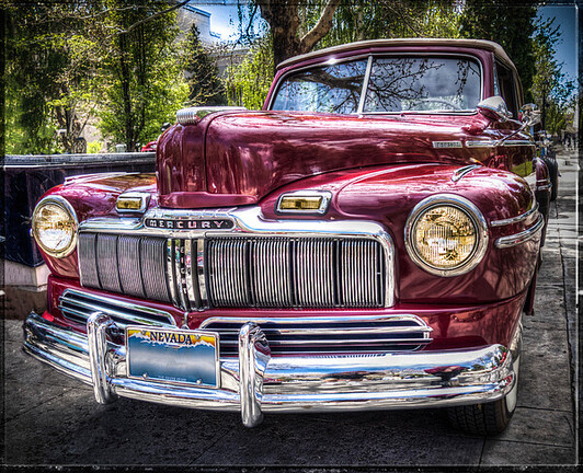 "1948 Mercury Convertible" 
A beautiful classic automobile from a car show in Carson City, Nevada! 