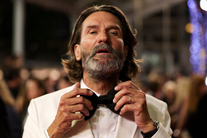 Frédéric Beigbeder au Festival de Cannes le 22 mai 2022. © Photo Valery Hache / AFP