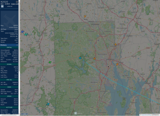 Github AnyFlightTracker by @rtmladsb:mastadon.social
